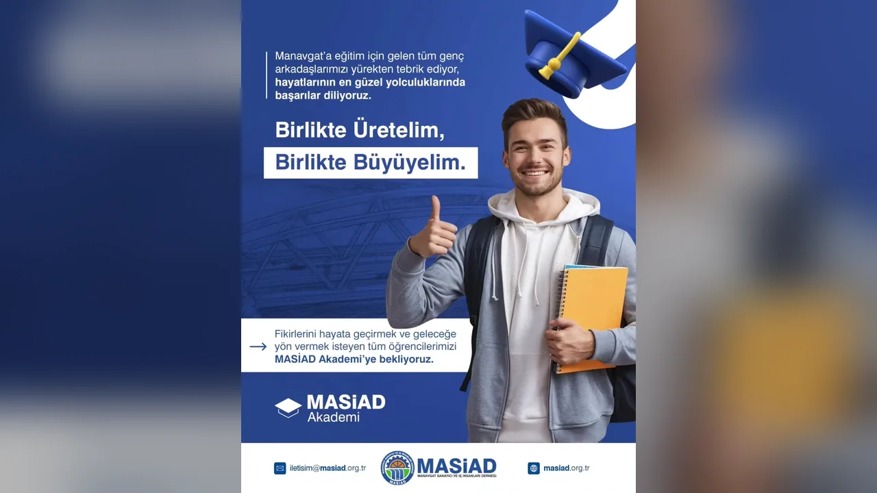 Manavgat’a eğitim için gelen tüm genç arkadaşlarımızı yürekten tebrik ediyor