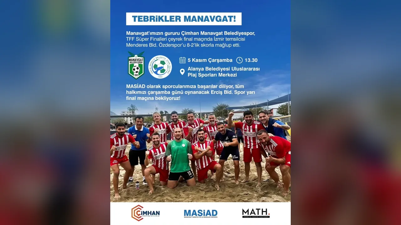 TEBRİKLER MANAVGAT!