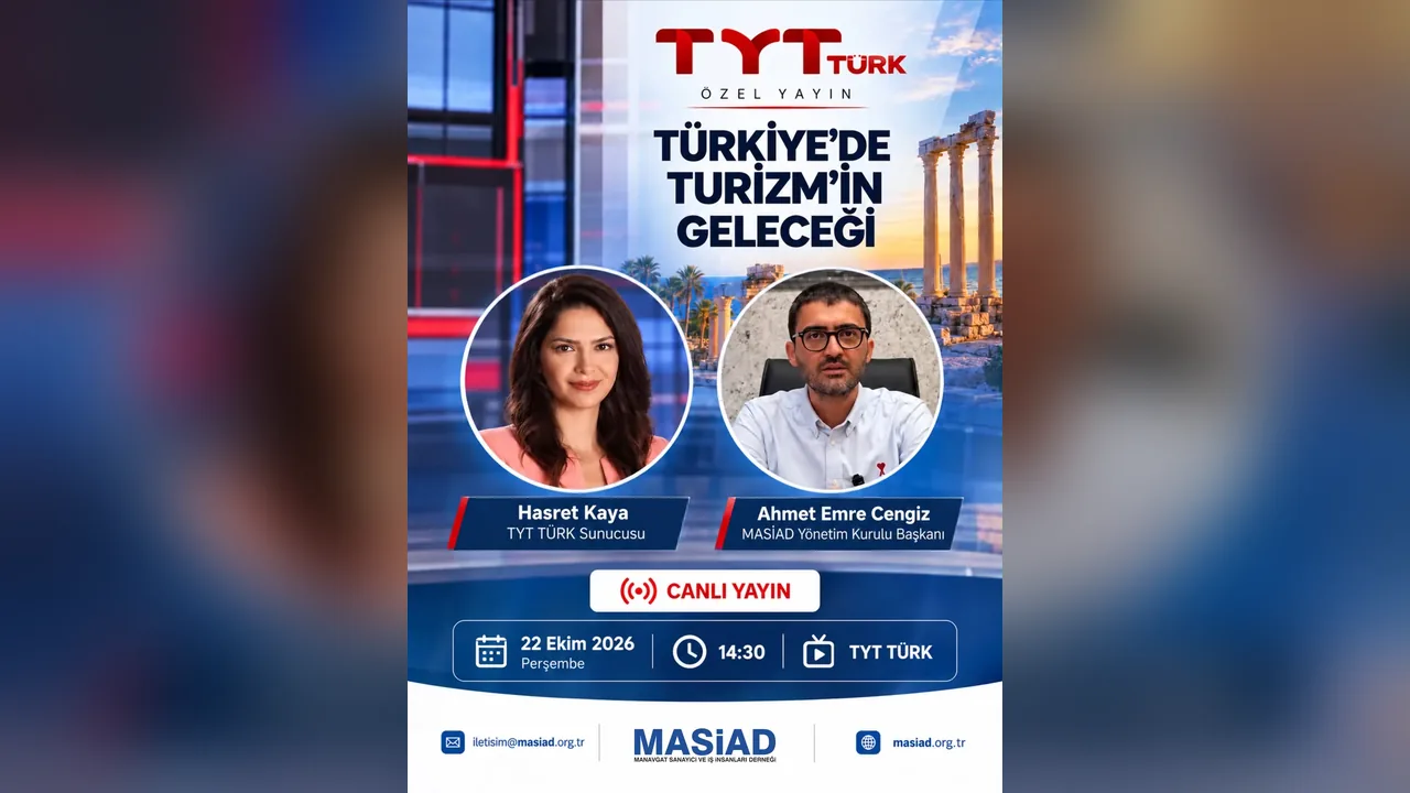 Başkanımız Ahmet Emre Cengiz TYT Türk Canlı Yayınında