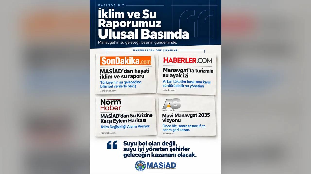 İklim ve Su Raporumuz Ulusal Basında