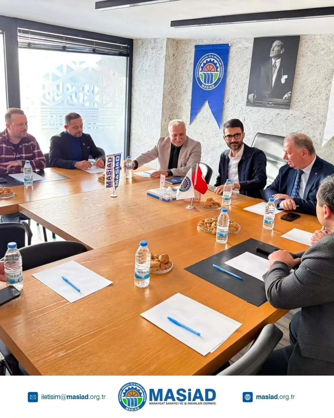 Bugün, Isparta Ticaret ve Sanayi Odası (ITSO) Yönetim Kurulu Başkanı Sayın Metin Çelik’i ve Manavgat Ispartalılar Kültür ve Yardımlaşma Derneği Başkanı Sayın Nuri Özen’i MASİAD’da misafir ettik. 