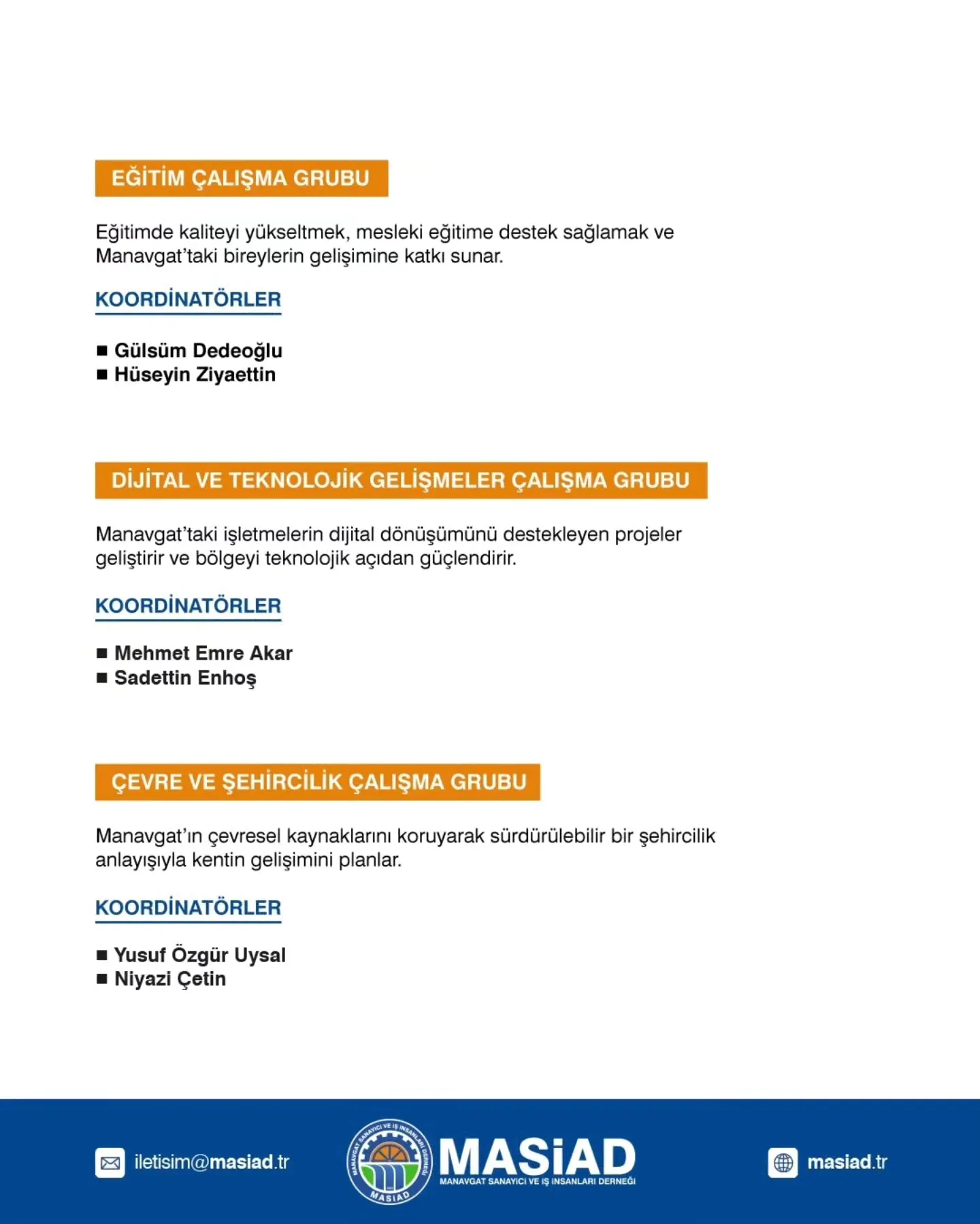 MASİAD Çalışma Grupları ile Geleceğe Yön Veriyoruz!