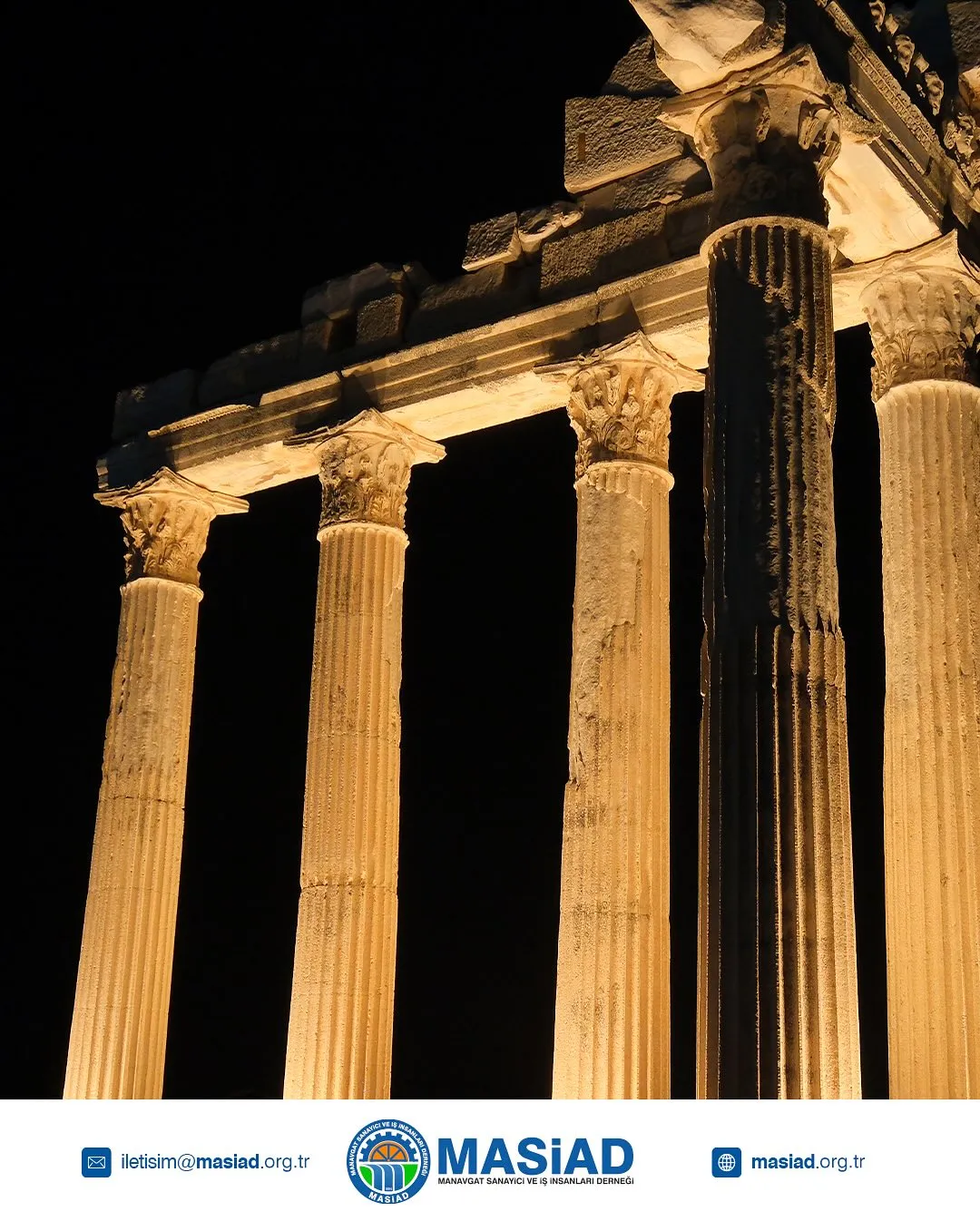 Side Apollon Tapınağı Işıkla Buluştu!