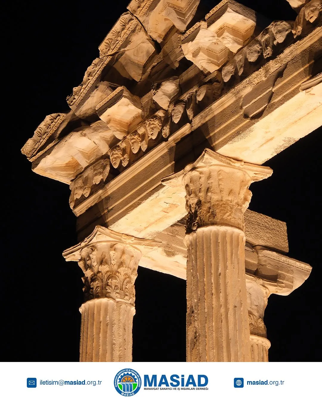 Side Apollon Tapınağı Işıkla Buluştu!