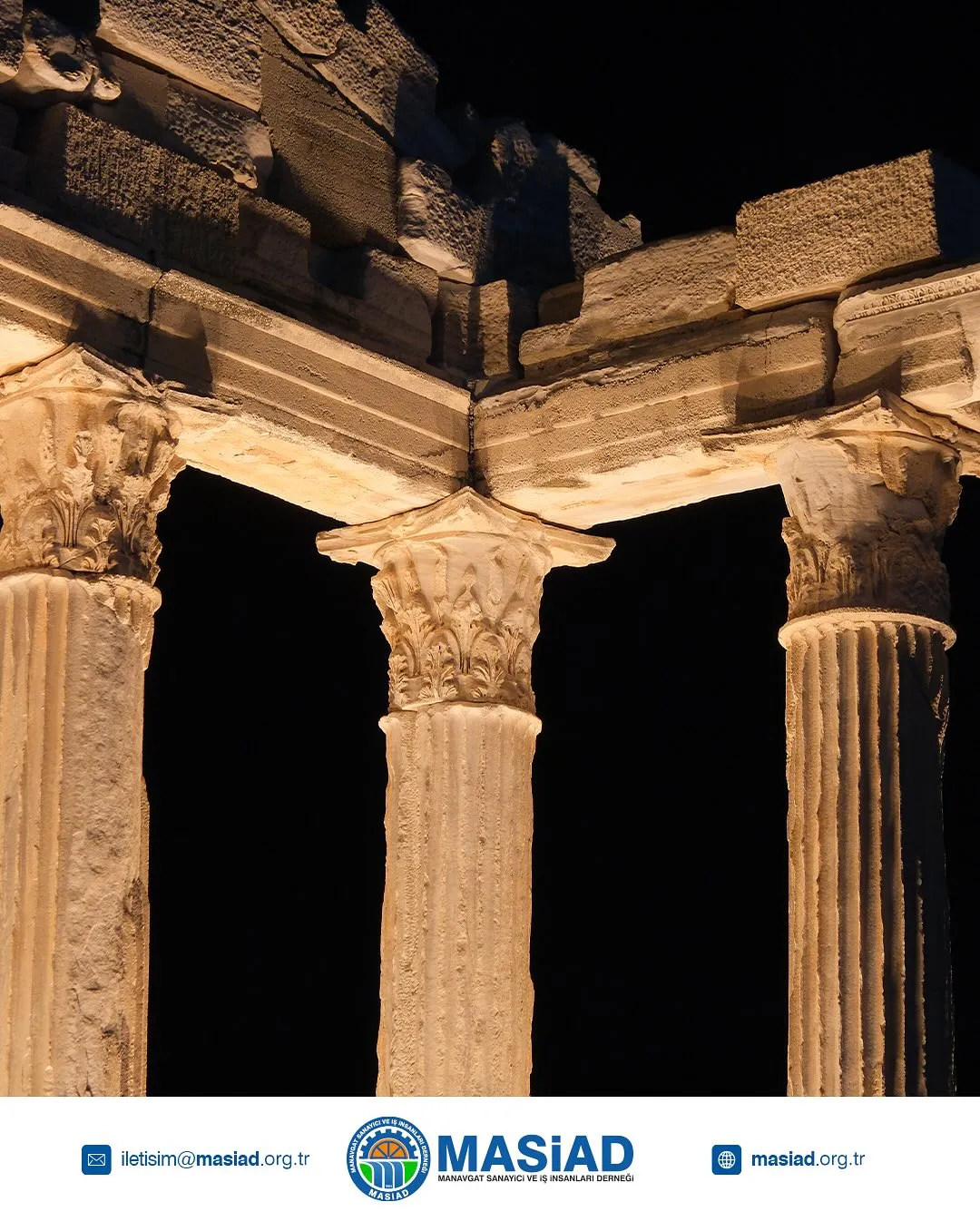 Side Apollon Tapınağı Işıkla Buluştu!