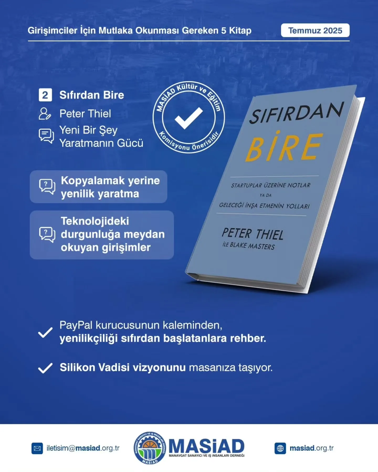 GİRİŞİMCİLER İÇİN MUTLAKA OKUNMASI GEREKEN 5 KİTAP