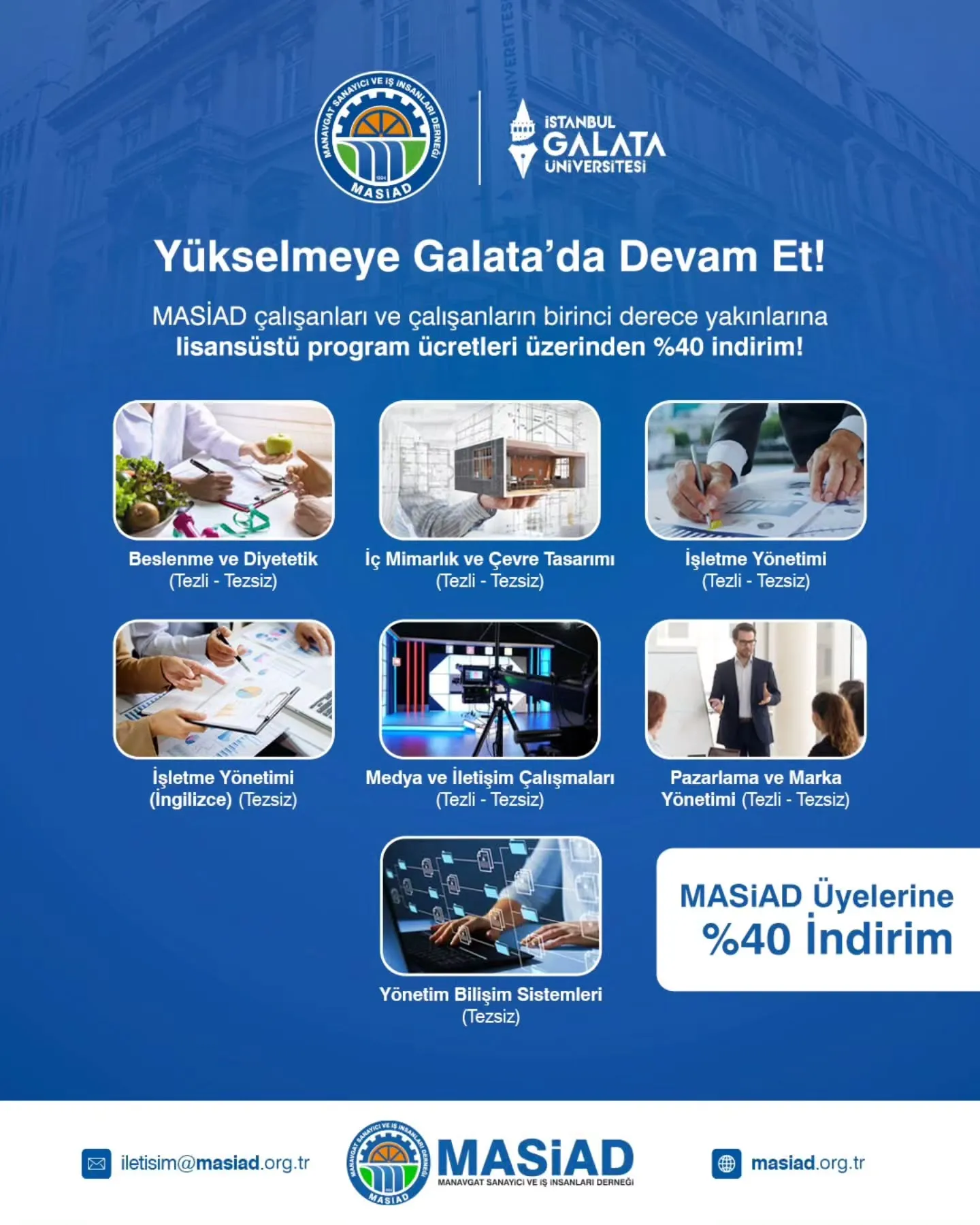 MASİAD Üyelerine Özel %40 İndirim!