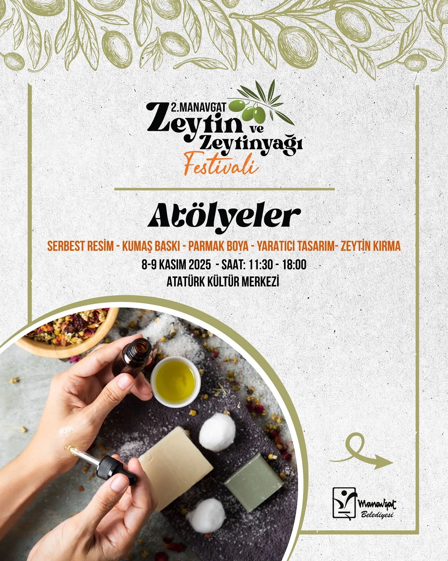 2. Manavgat Zeytin ve Zeytinyağı Festivalimiz Başlıyor!