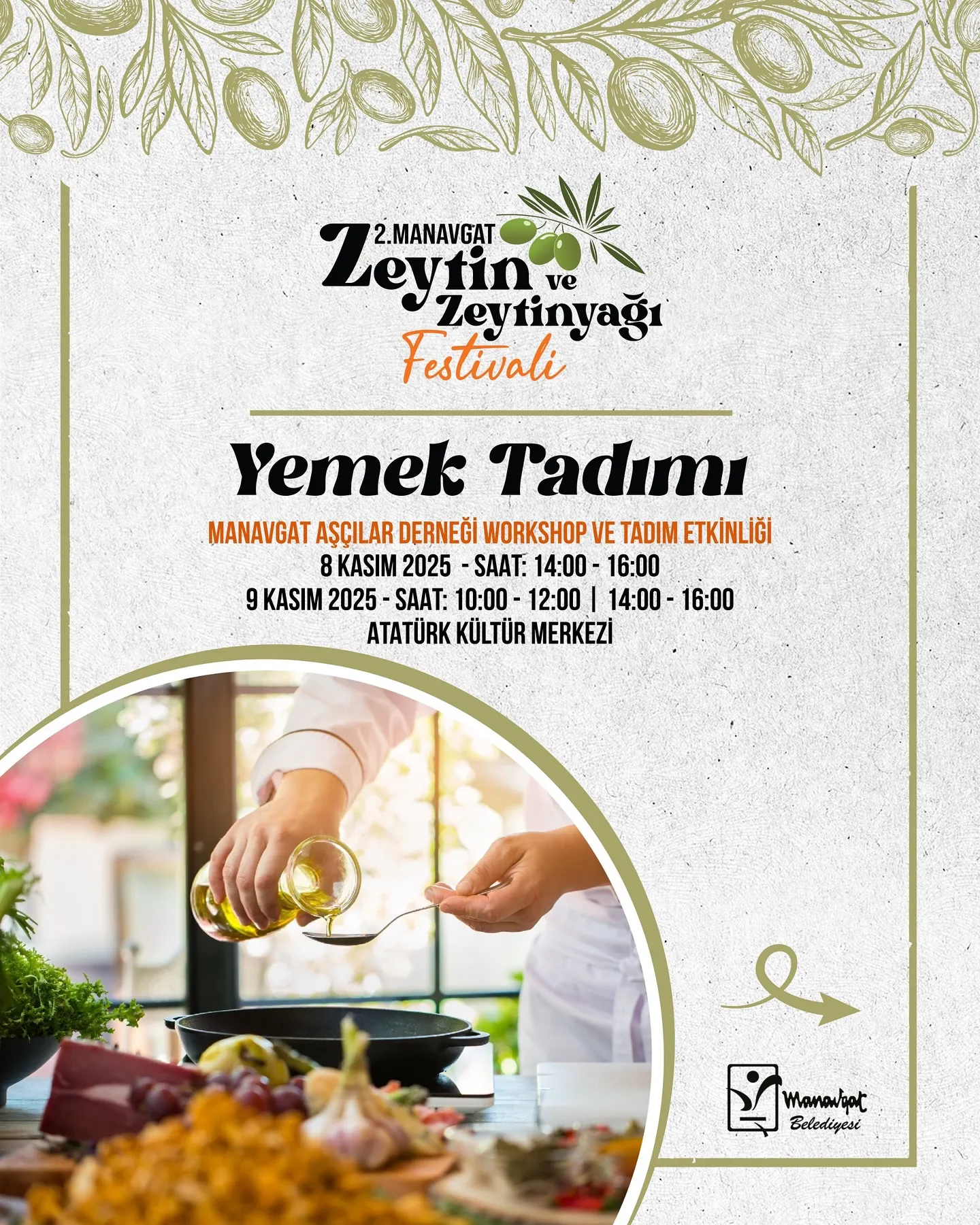 2. Manavgat Zeytin ve Zeytinyağı Festivalimiz Başlıyor!