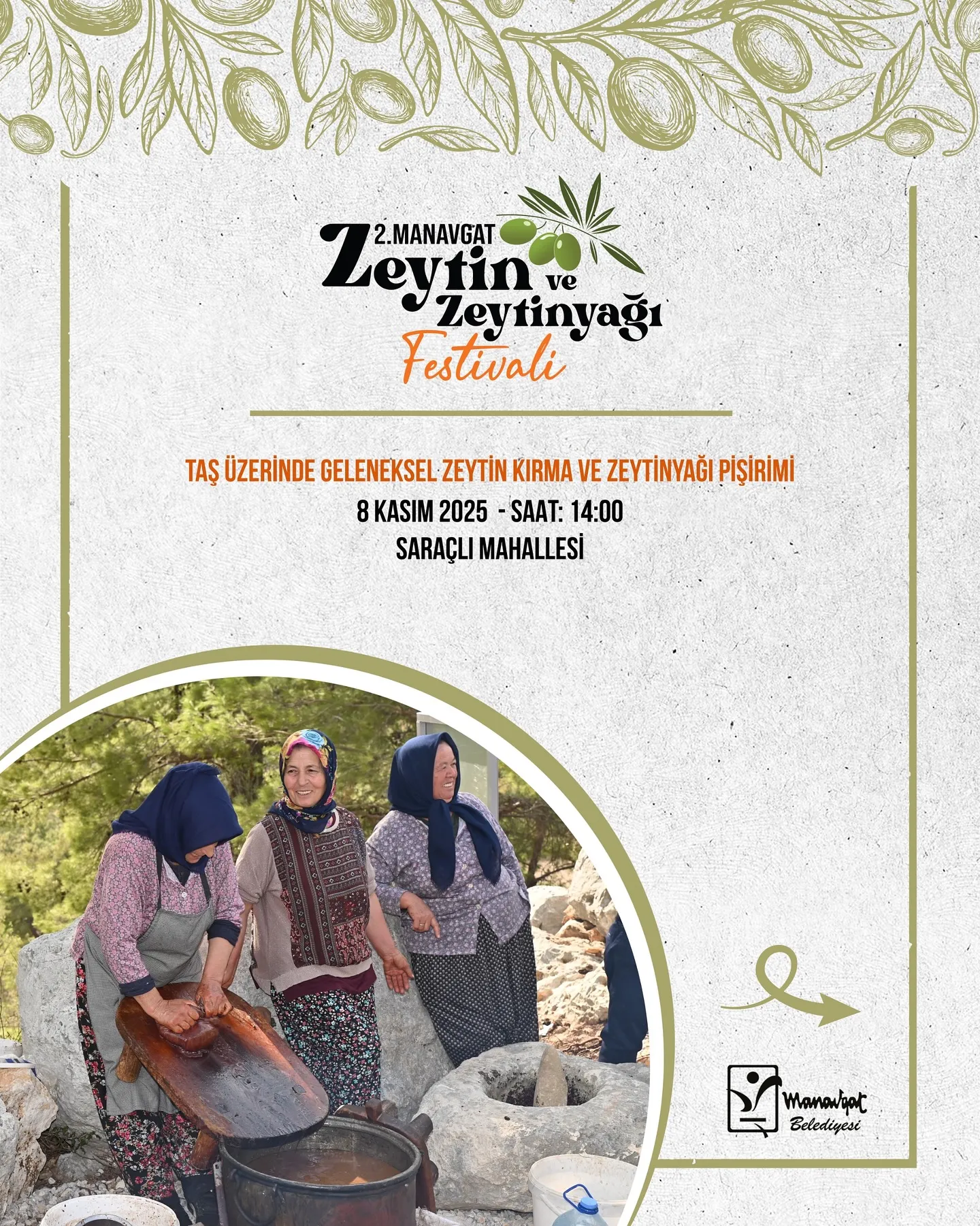 2. Manavgat Zeytin ve Zeytinyağı Festivalimiz Başlıyor!