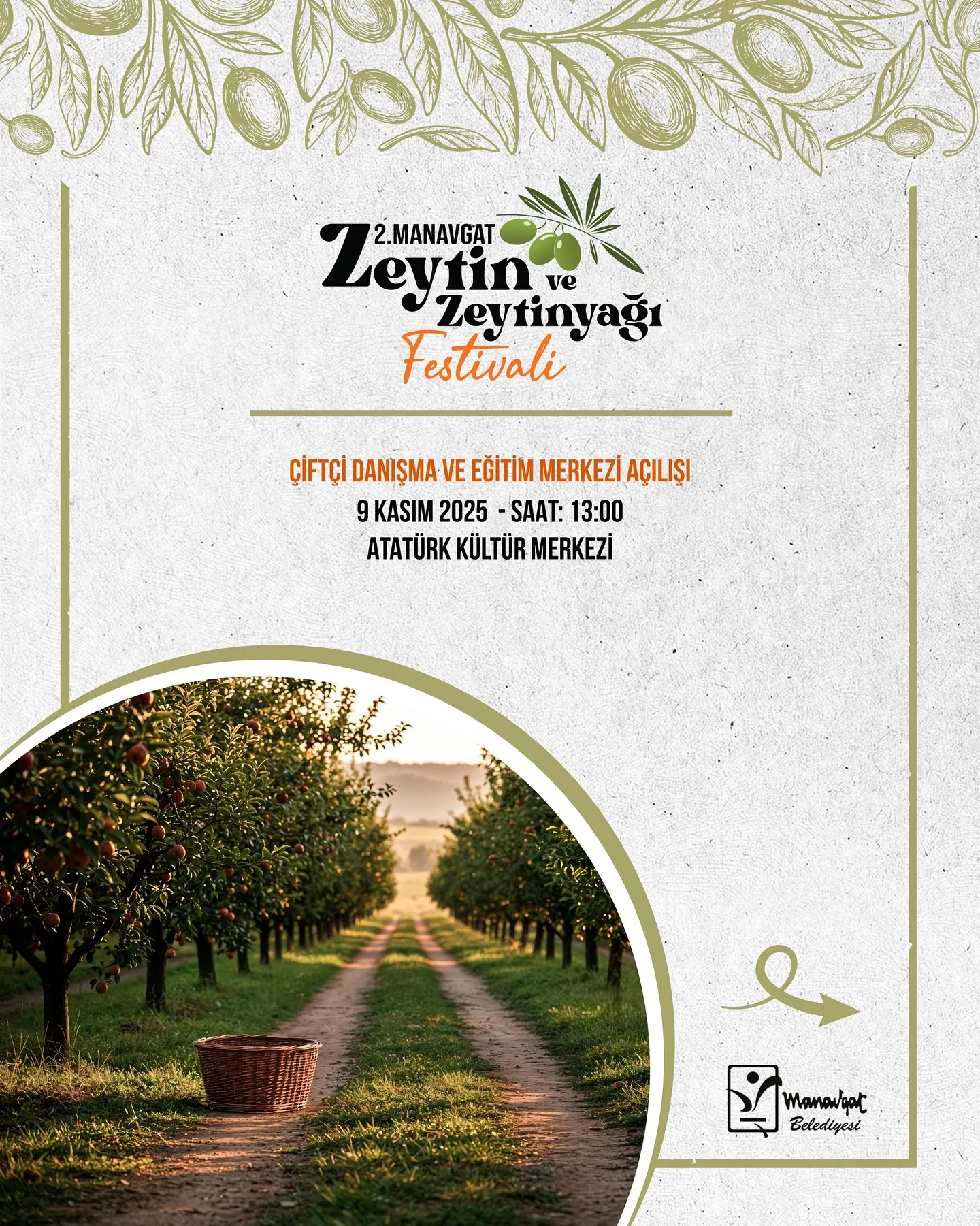 2. Manavgat Zeytin ve Zeytinyağı Festivalimiz Başlıyor!