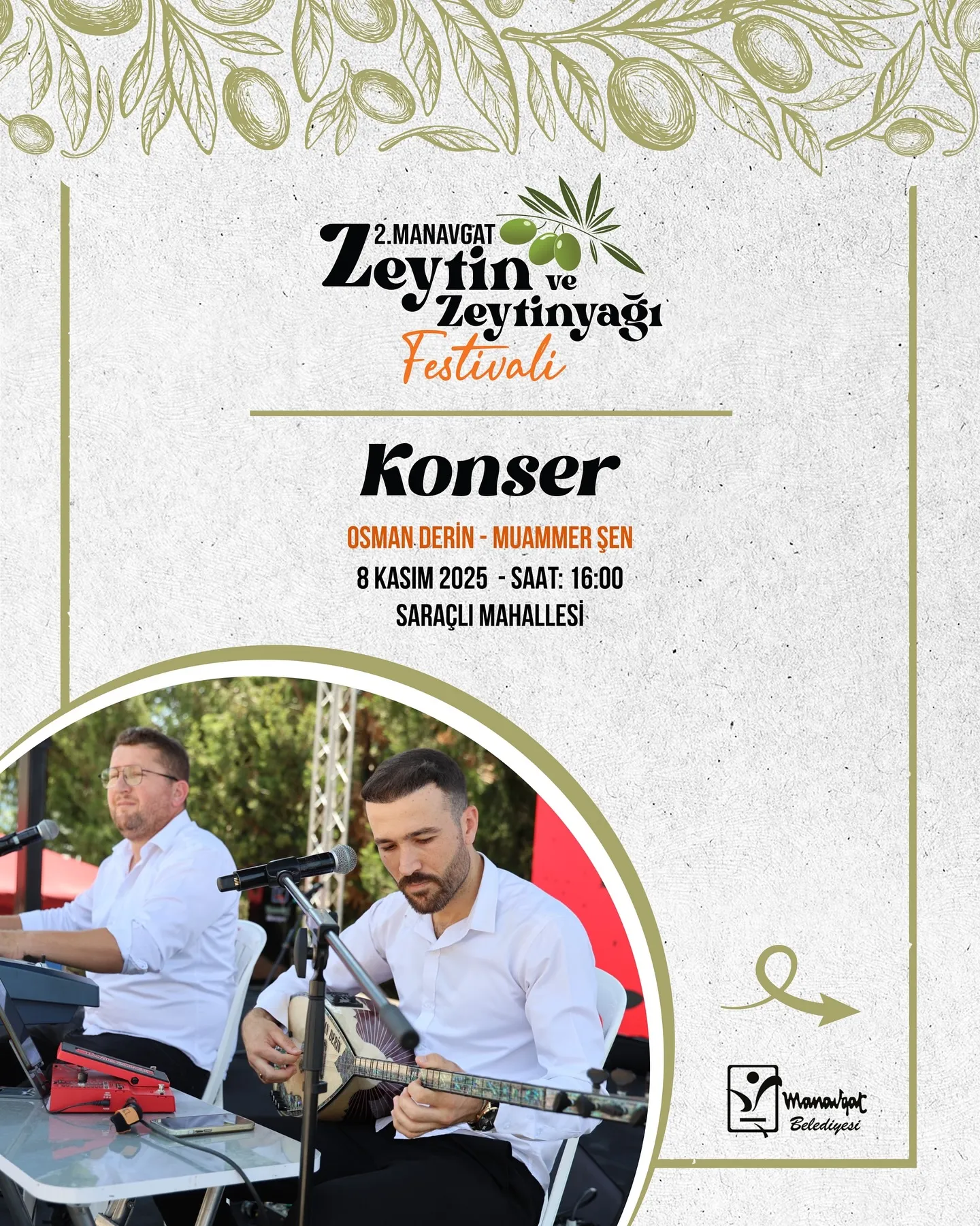 2. Manavgat Zeytin ve Zeytinyağı Festivalimiz Başlıyor!