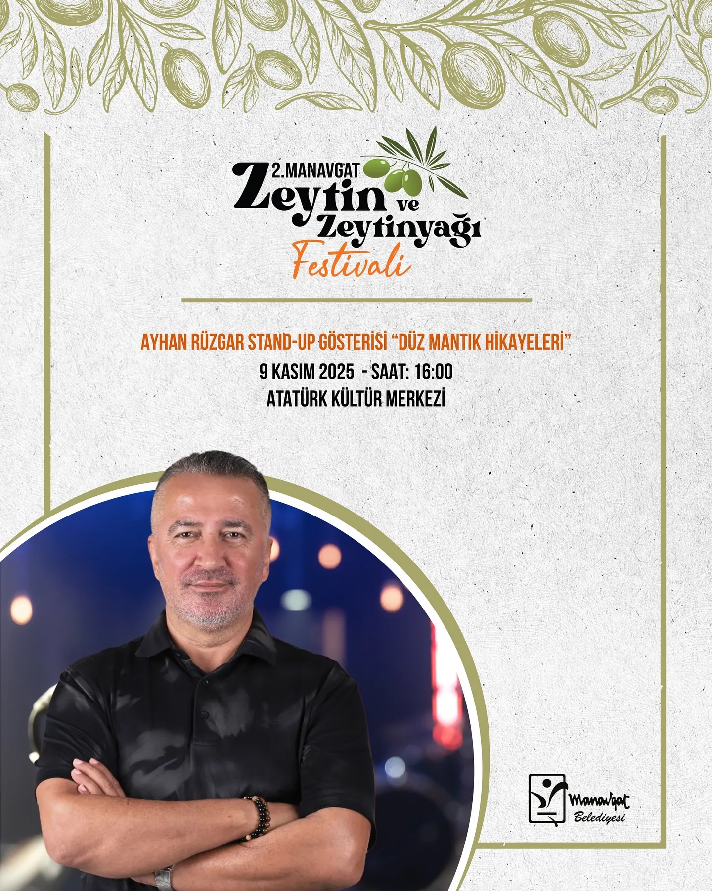 2. Manavgat Zeytin ve Zeytinyağı Festivalimiz Başlıyor!