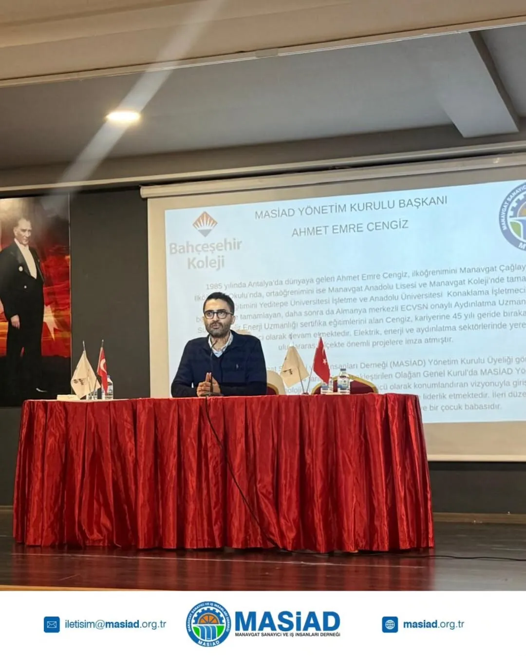 Manavgat Bahçeşehir Koleji tarafından düzenlenen Meslek Tanıtım Günleri kapsamında