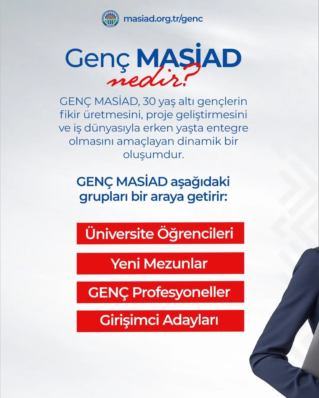 Genç MASİAD ile geleceği bugünden inşa ediyoruz.