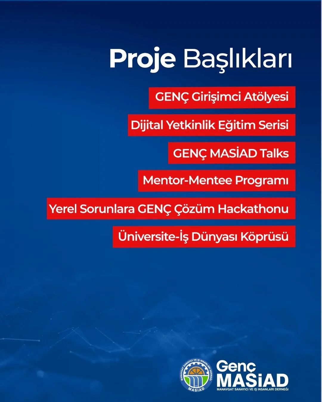 Genç MASİAD ile geleceği bugünden inşa ediyoruz.