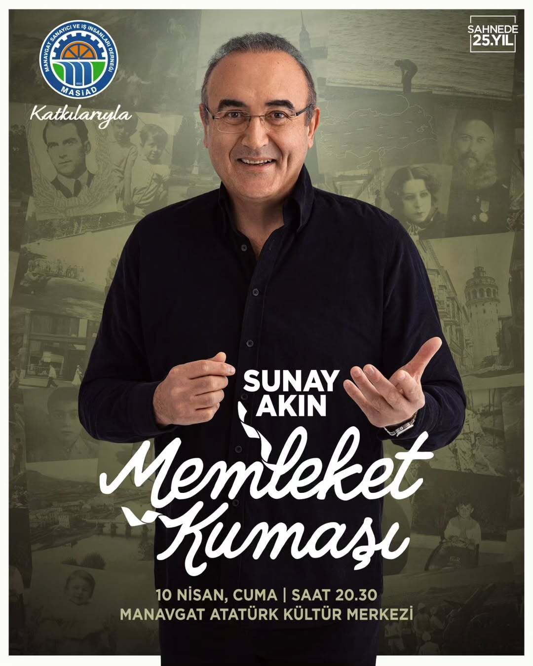 Sanat ve kültür dolu bir akşam MANAVGAT ile buluşuyor.