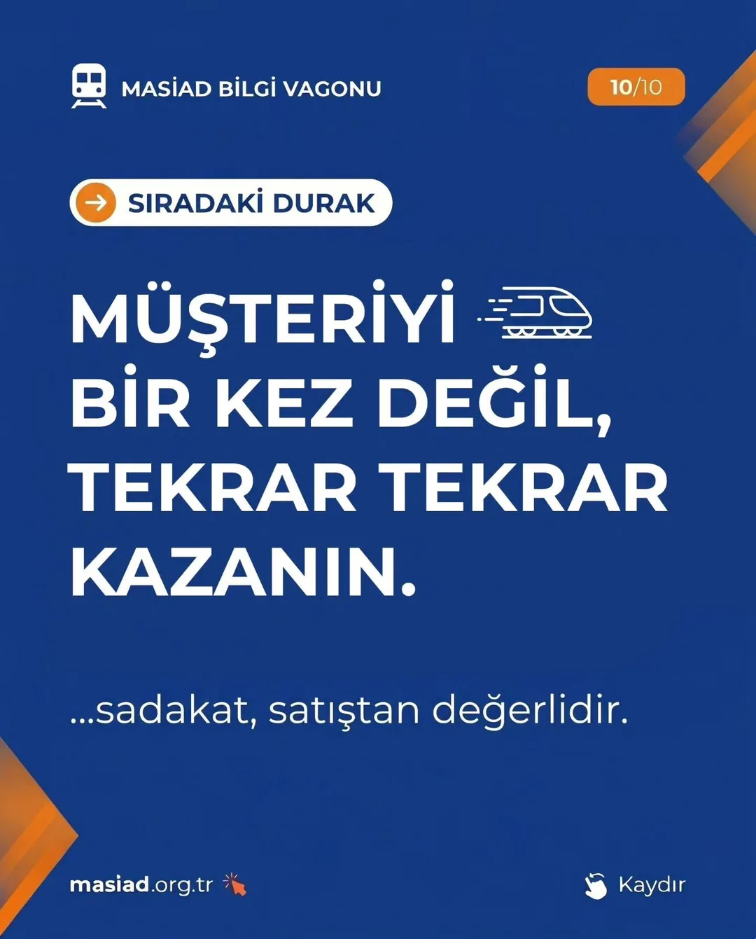 MASİAD Bilgi Vagonu İkinci Sefere Çıkıyor!