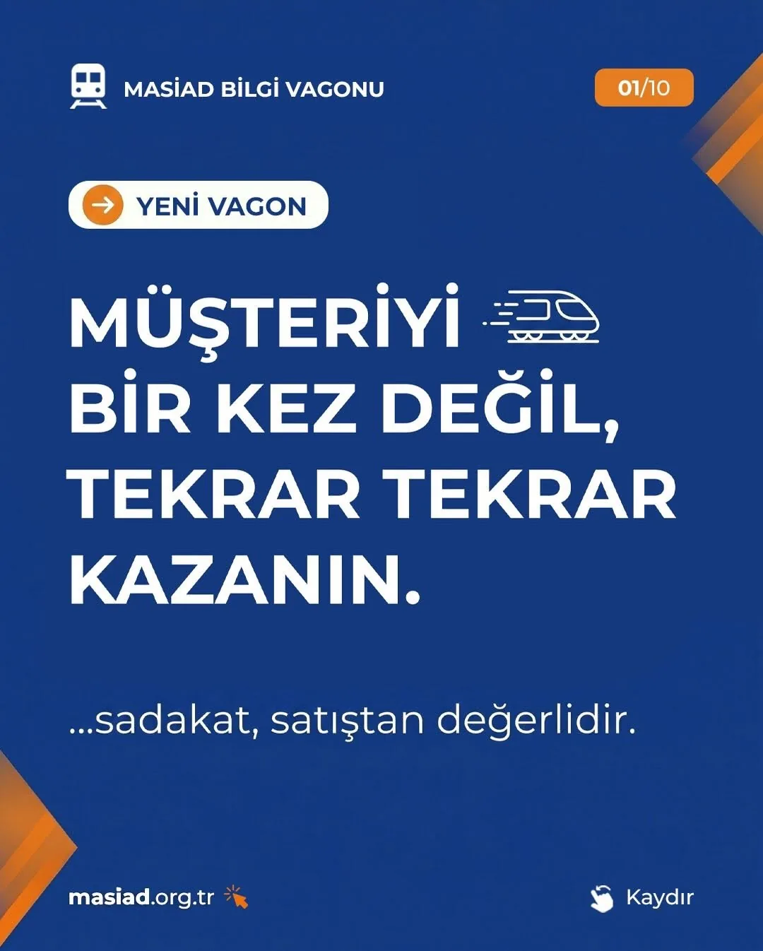 MASİAD Bilgi Vagonu Yeni Durağında: Müşteri Sadakati