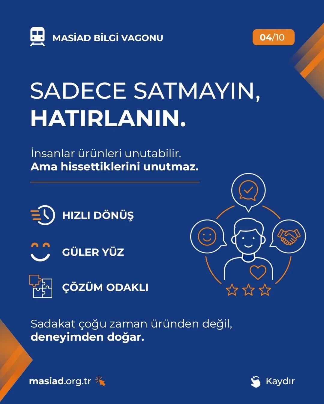 MASİAD Bilgi Vagonu Yeni Durağında: Müşteri Sadakati