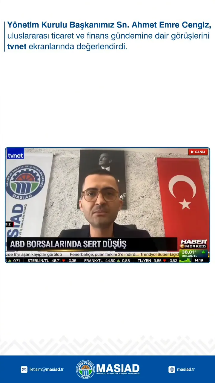 MASİAD Yönetim Kurulu Başkanımız Sayın Ahmet Emre Cengiz