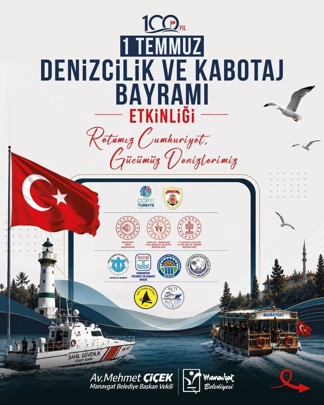 1 Temmuz Denizcilik ve Kabotaj Bayramı'nı Birlikte Kutluyoruz
