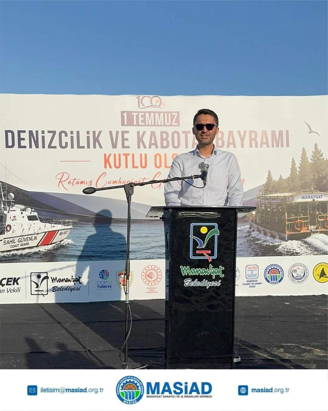 1 Temmuz Denizcilik ve Kabotaj Bayramı'nın 100. Yılını Manavgat'ta Kutladık